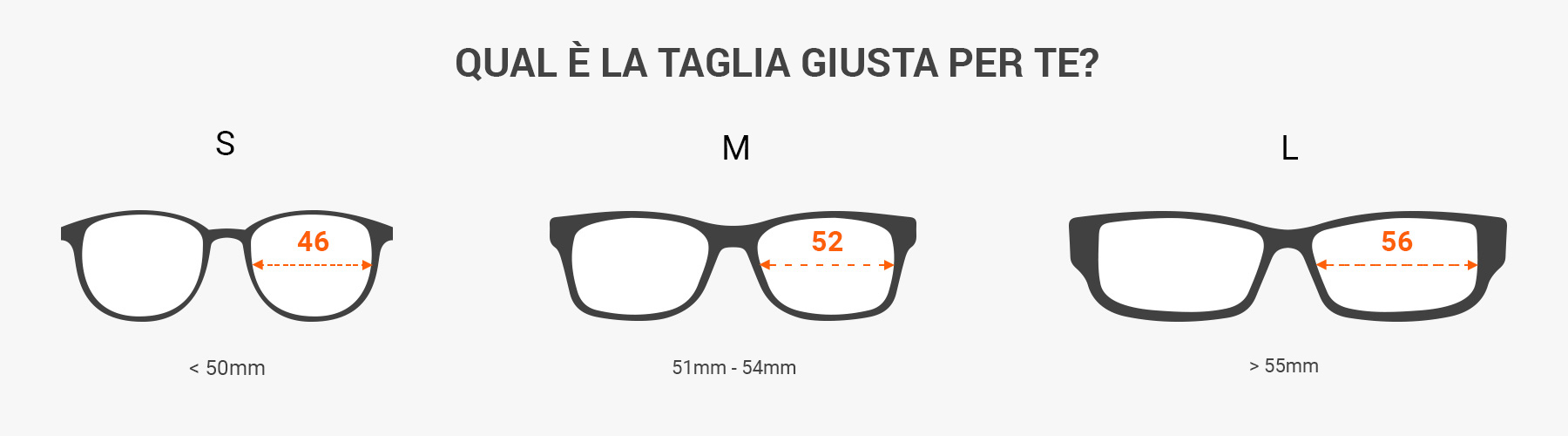 come leggere le misure degli occhiali da sole - misura gli occhiali da sole con un righello