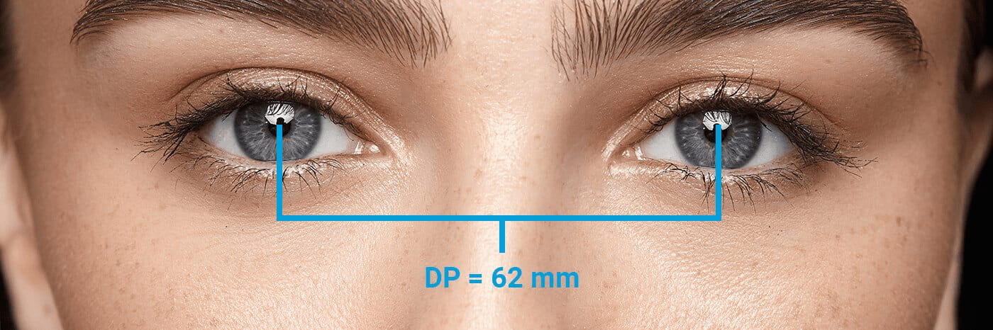 come misurare la distanza pupillare (DP)