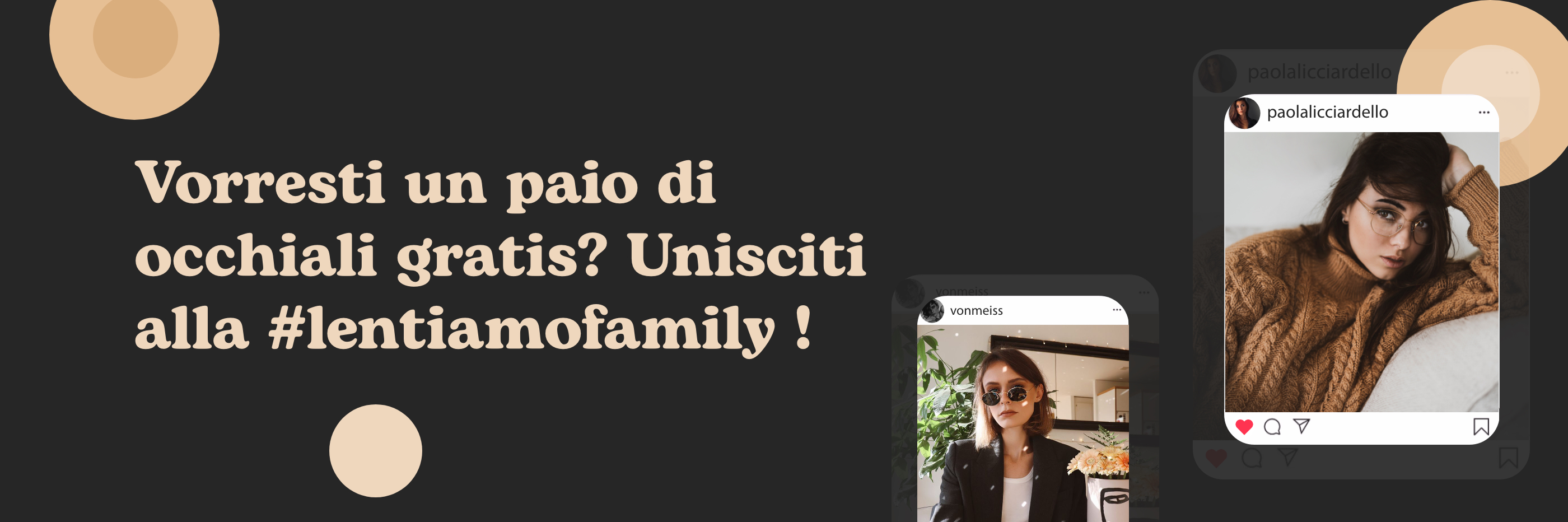 Unisciti alla #lentiamofamily
