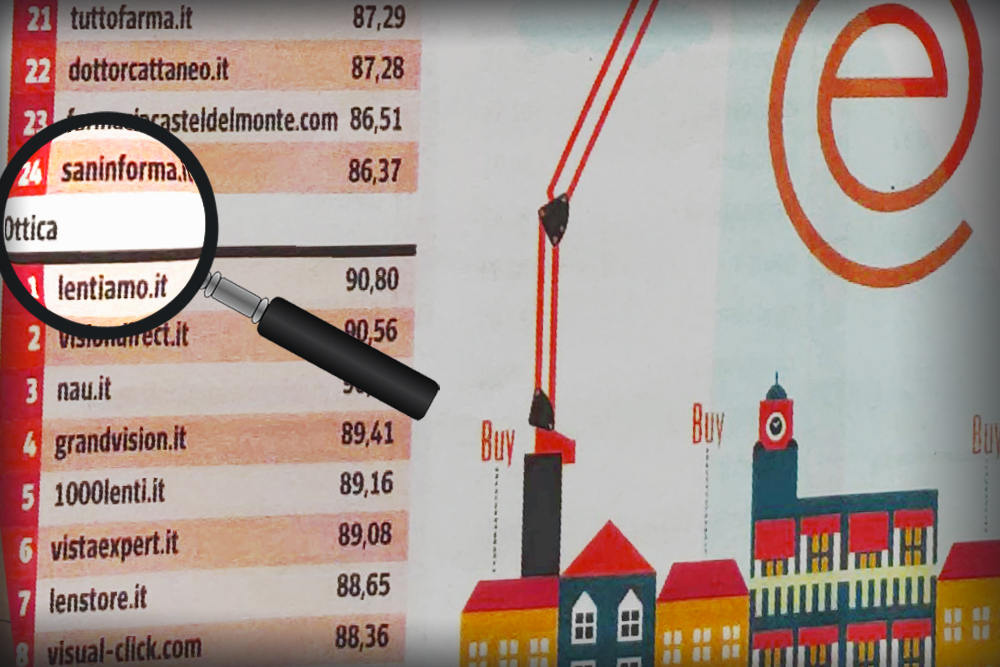 Lentiamo è il miglior e-shop di lenti a contatto e occhiali in Italia