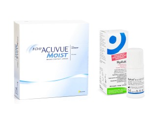 1-DAY Acuvue Moist (90 lenti) + Hyabak 0.15% gtt. 10 ml