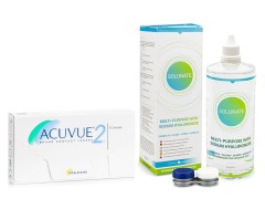 Acuvue 2 (6 lenti) + Solunate Multi-Purpose 400 ml con portalenti