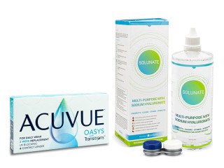 Acuvue Oasys with Transitions (6 lenti) + Solunate Multi-Purpose 400 ml con portalenti