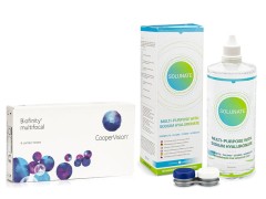 Biofinity Multifocal CooperVision (6 lenti) + Solunate Multi-Purpose 400 ml con portalenti