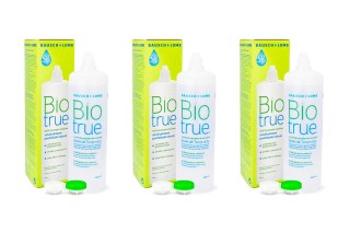 Biotrue Multi-Purpose 3 x 480 ml con portalenti