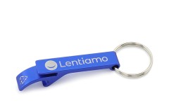 Portachiavi apribottiglie e apriscatole Lentiamo