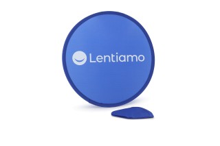 Frisbee pieghevole con custodia Lentiamo