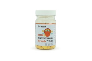 GymBeam Multivitamin all'arancia per bambini (120 compresse masticabili)