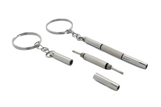 Portachiavi con kit riparazione occhiali 1 pz (bonus)