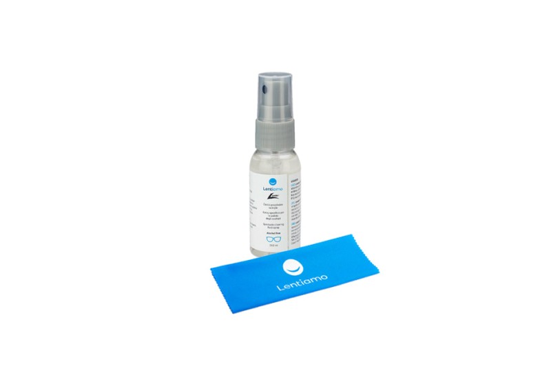 Detergente per lenti per occhiali da 100ml Spray liquido antigraffio  strumenti per la pulizia ad alta concentrazione per occhiali da vista  impronte digitali polvere