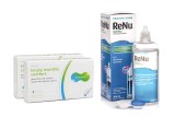 Lenjoy Monthly Comfort (6 lenti) + ReNu MultiPlus 360 ml con portalenti 27814