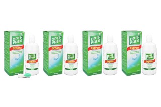 OPTI-FREE Express 4 x 355 ml con portalenti