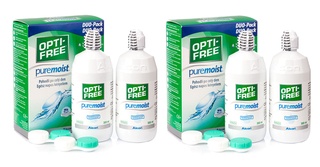 OPTI-FREE PureMoist 4 x 300 ml con portalenti