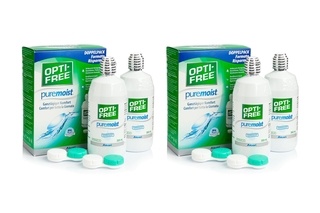 OPTI-FREE PureMoist 4 x 300 ml con portalenti