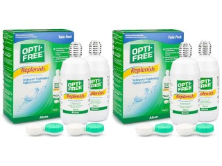 OPTI-FREE RepleniSH 4 x 300 ml con portalenti