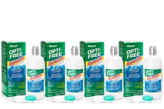 OPTI-FREE RepleniSH 4 x 300 ml con portalenti