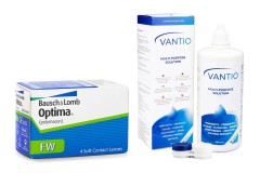 Optima FW trimestrali (4 lenti) + Vantio Multi-Purpose 360 ml con portalenti