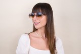 Ray-Ban Square II RB1973 128151 53 Modella donna angolare
