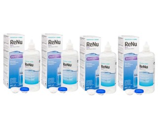 ReNu MPS Sensitive Eyes 4 x 360 ml con portalenti