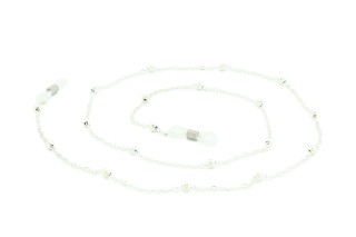 Catena per occhiali argento