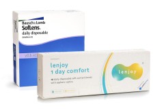 SofLens Daily Disposable (90 lenti) + Lenjoy 1 Day Comfort (10 lenti)