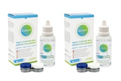 Solunate Multi-Purpose 2 x 50 ml con portalenti travel pack